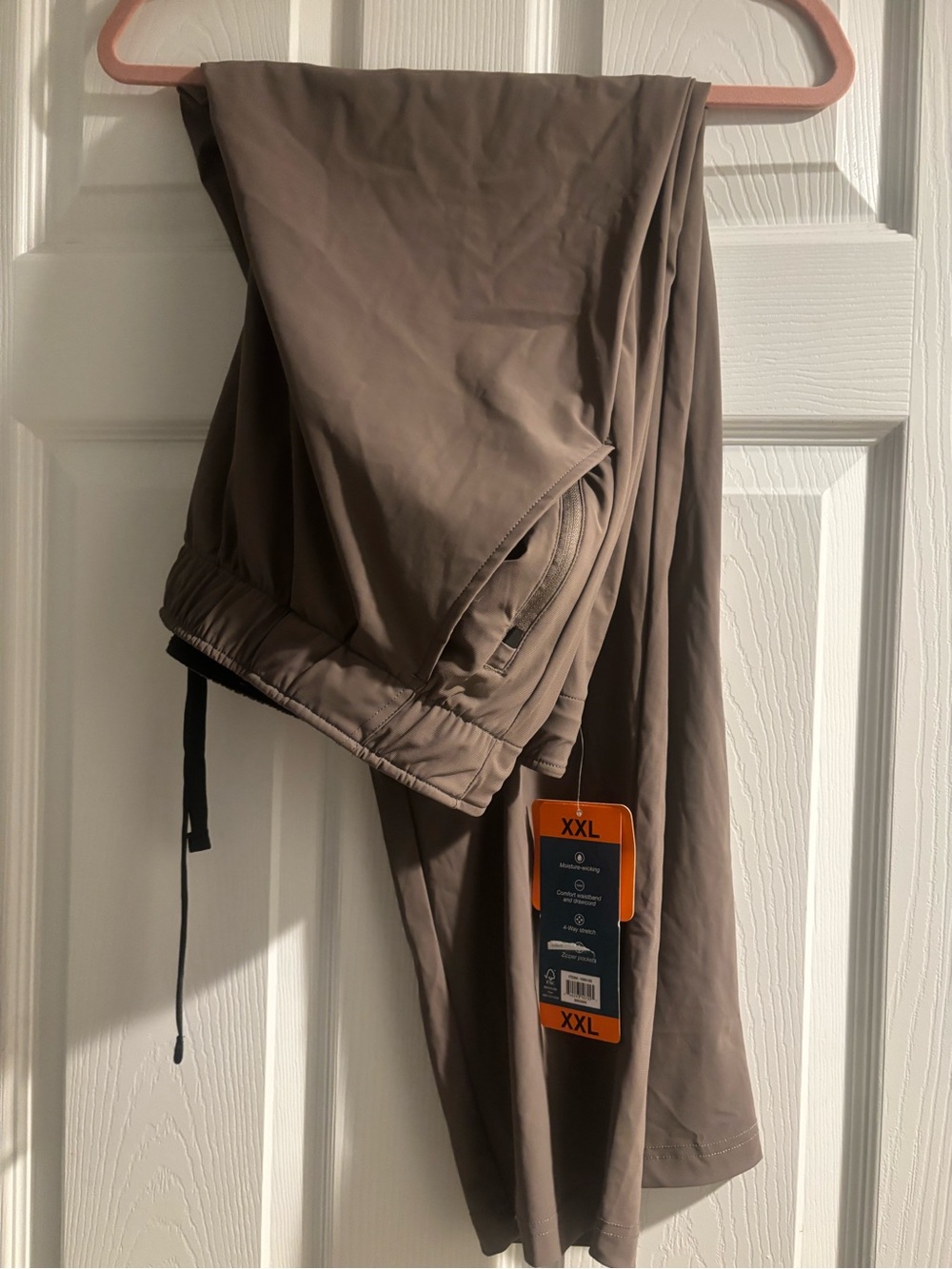 Glacier Men's Jogger Pants in Taupe XXL